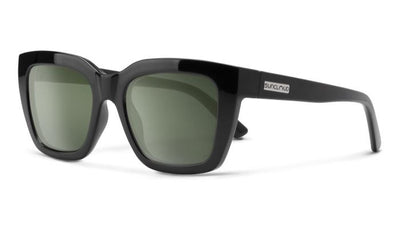 Suncloud Marion-Sunglasses-Black-Polarized Grey Green-