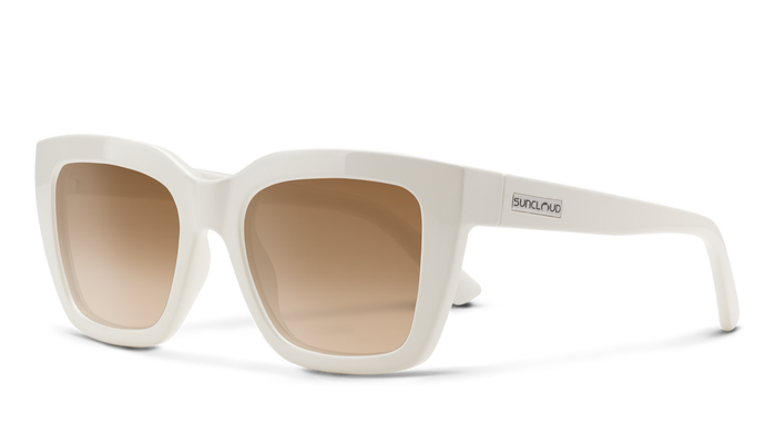 Suncloud Marion-Sunglasses-Ivory-Polarized Brown Gradient-