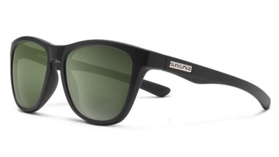 Suncloud Topsail-Sunglasses-Matte Black-Polarized Gray Green-