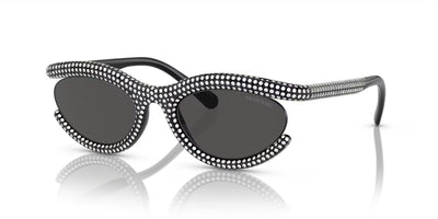 Swarovski SK6006-Sunglasses-Black-Dark Grey-
