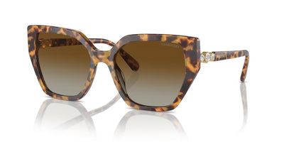 Swarovski SK6016-Sunglasses-Havana-Brown Gradient Polarized-