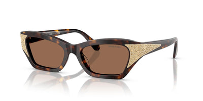 Swarovski SK6029-Sunglasses-Dark Havana-Dark Brown-