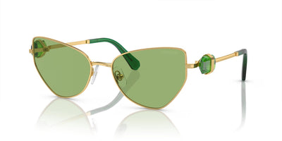 Swarovski SK7003-Sunglasses-Gold-Dark Green-