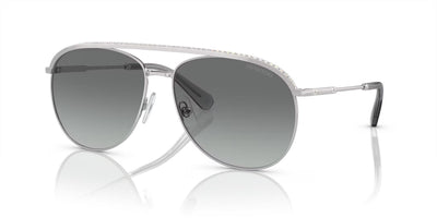 Swarovski SK7005-Sunglasses-Silver-Grey Gradient-