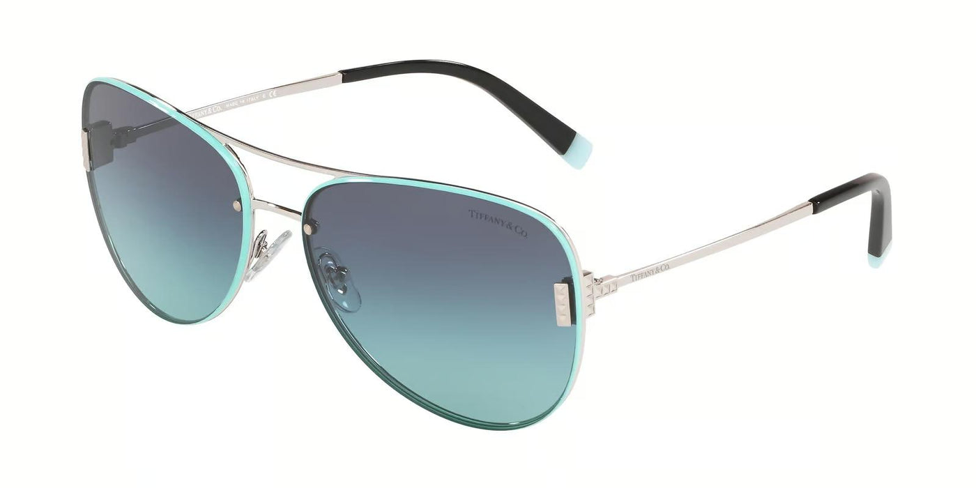 Tiffany TF3066-Sunglasses-Silver-Blue Grad-