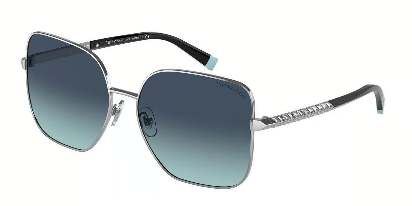 Tiffany TF3078B-Sunglasses-Silver-Gradient-