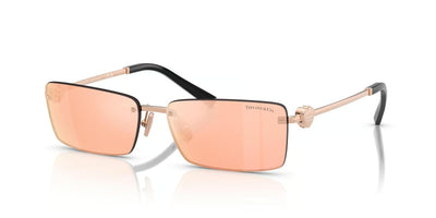 Tiffany TF3108B-Sunglasses-Rose Gold-Dark Pink Mirror Gold-