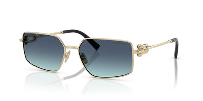 Tiffany TF3111-Sunglasses-Pale Gold-Azure Gradient Blue-