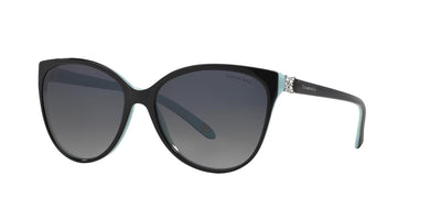 Tiffany TF4089B-Sunglasses-Black-Grey Gradient Polarized-