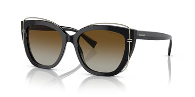 Tiffany TF4148-Sunglasses-Black-Polar Brown Gradient-