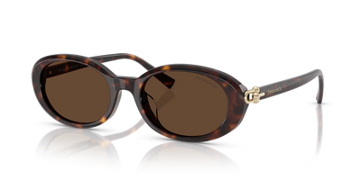 Tiffany TF4242D-Sunglasses-Havana-Light Brown-