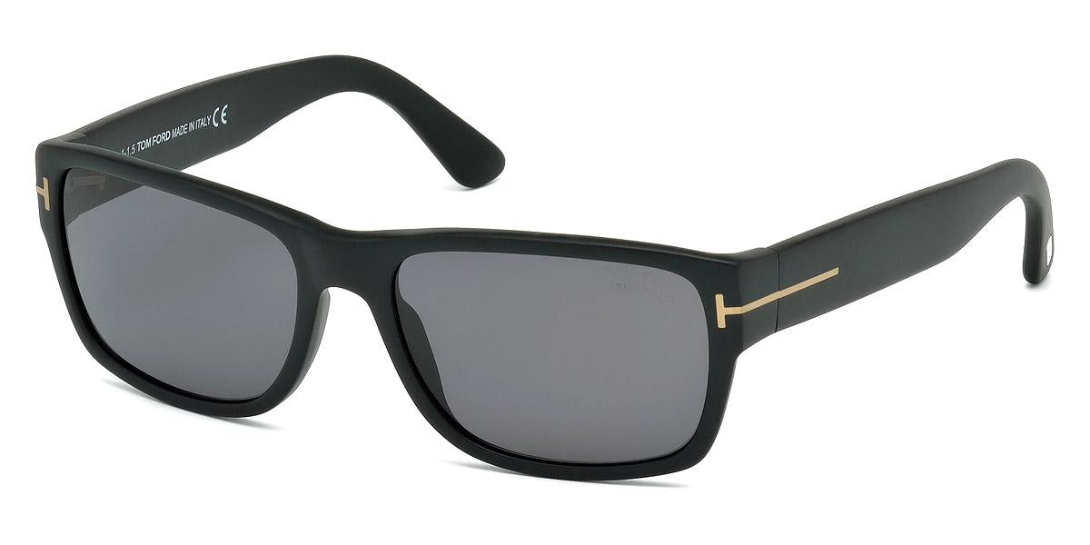 Tom Ford FT0445 Mason-Sunglasses-Mason Matte Black-Smoke Polarized-