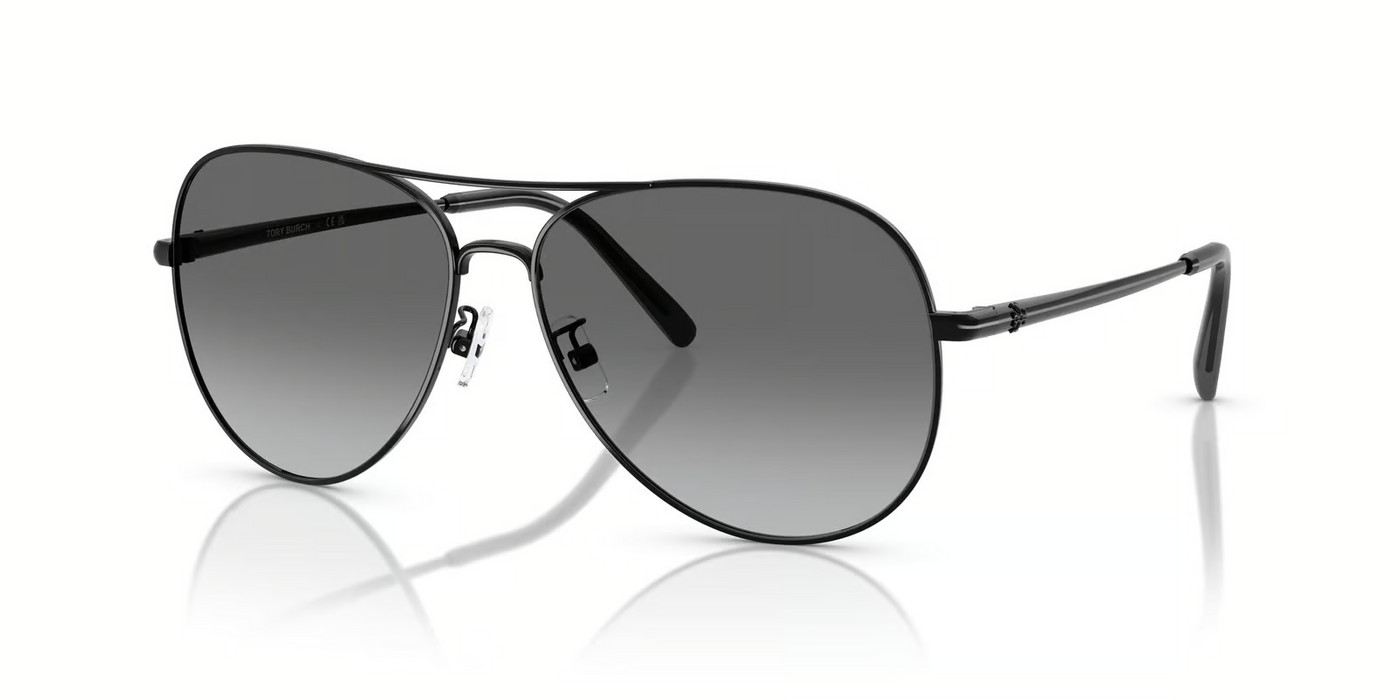 Tory Burch OTY6114-Sunglasses-Black-Grey Gradient-