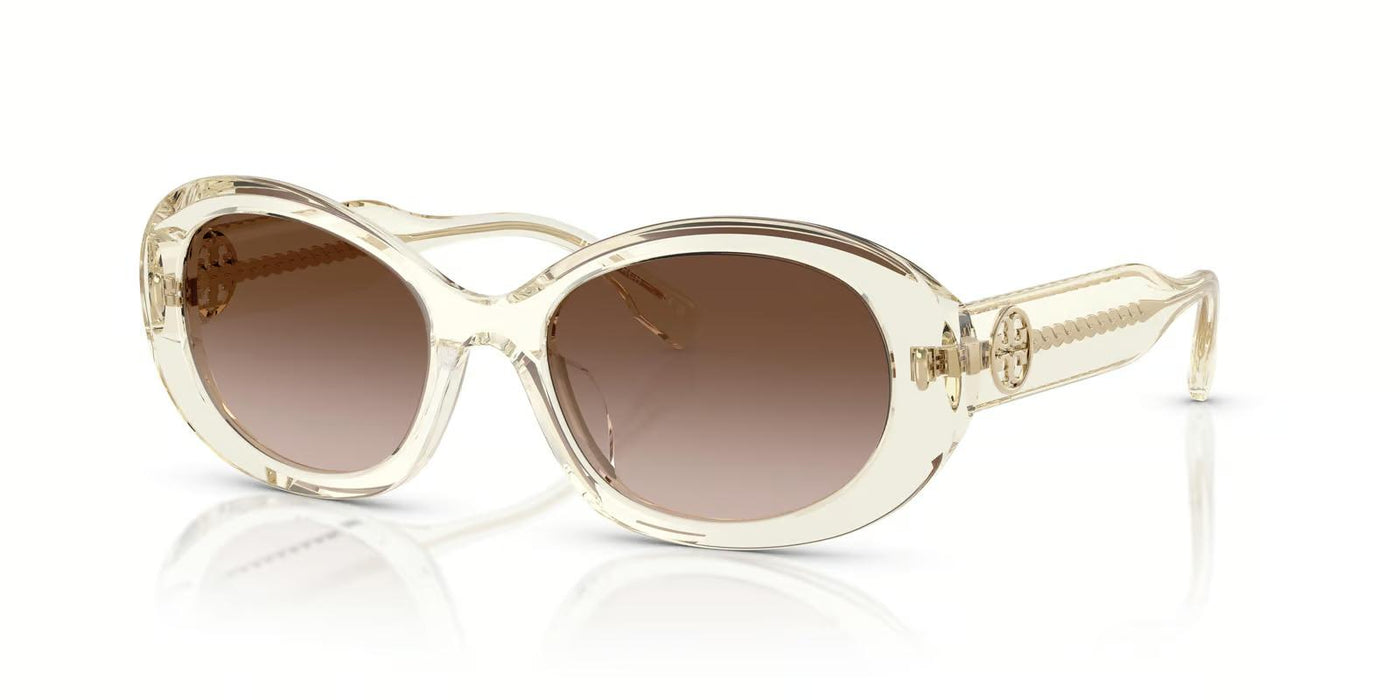 Tory Burch OTY7214U-Sunglasses-Transparent Pinot-Brown Gradient-