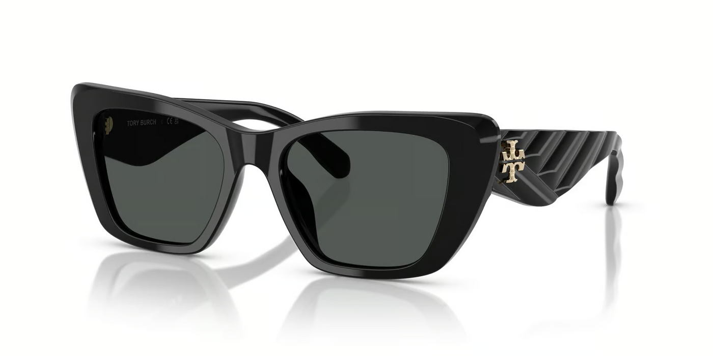 Tory Burch OTY7216U-Sunglasses-Black-Dark Grey-