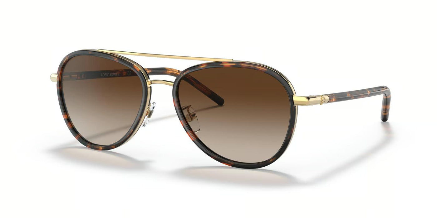 Tory Burch TY6089-Sunglasses-Tortoise-Brown Gradient-