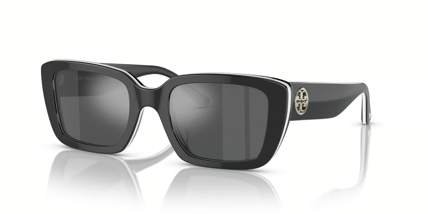 Tory Burch TY7190U-Sunglasses-Black-Grey Silver-