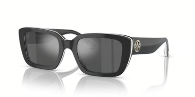 Tory Burch TY7190U-Sunglasses-Black-Grey Silver-