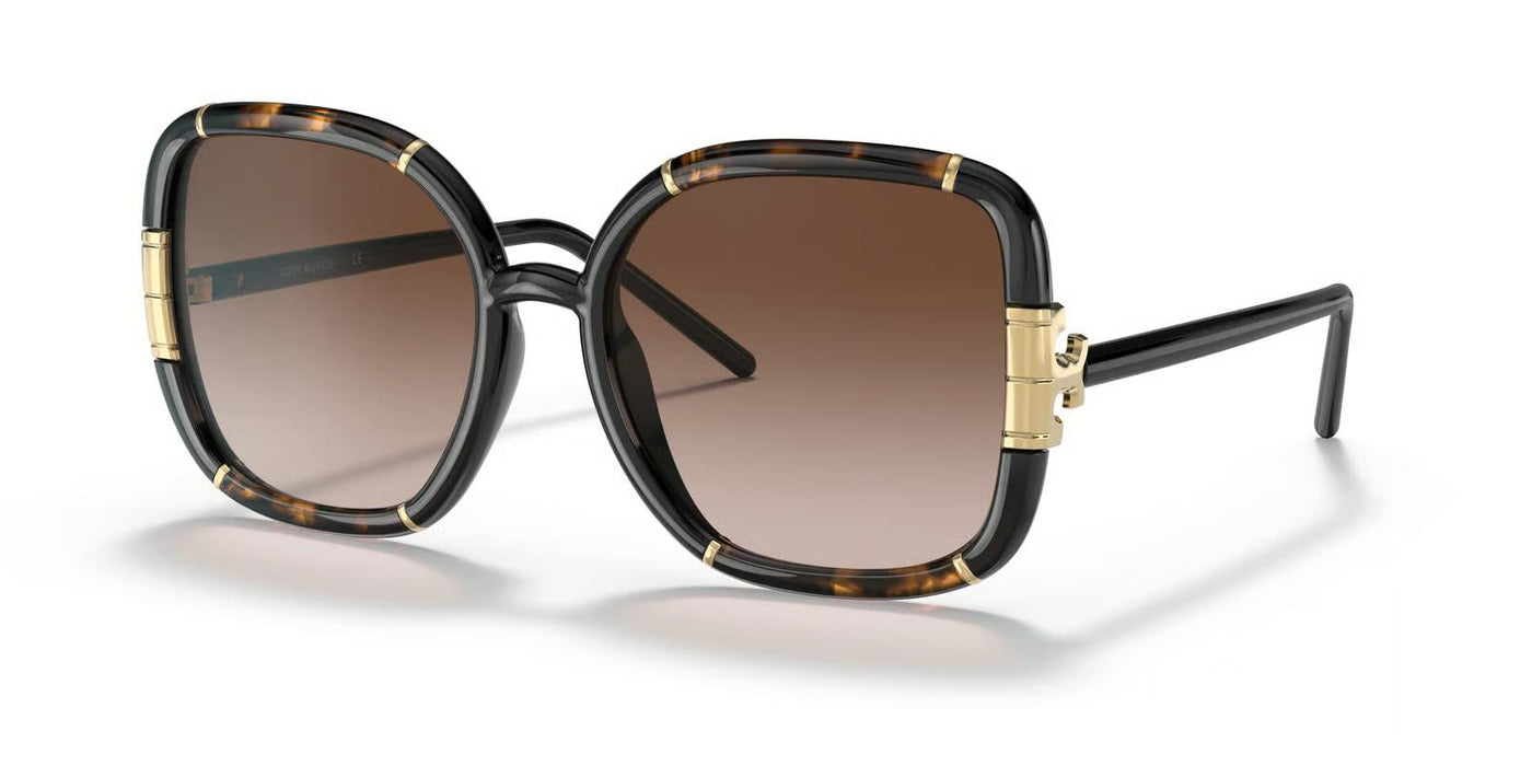 Tory Burch TY9071U-Sunglasses-Tortoise-Brown Gradient-