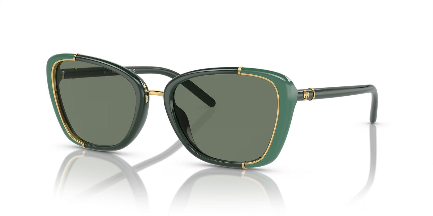 Tory Burch TY9074U-Sunglasses-Green-Dark Green-