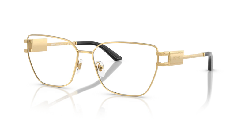 Versace 1301-Eyeglasses-Gold-Clear-
