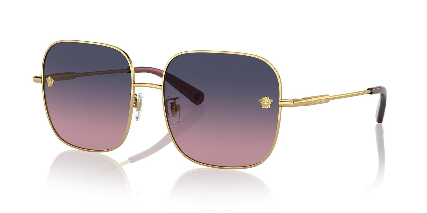 Versace 2246D-Sunglasses-Gold-Pink Gradient-