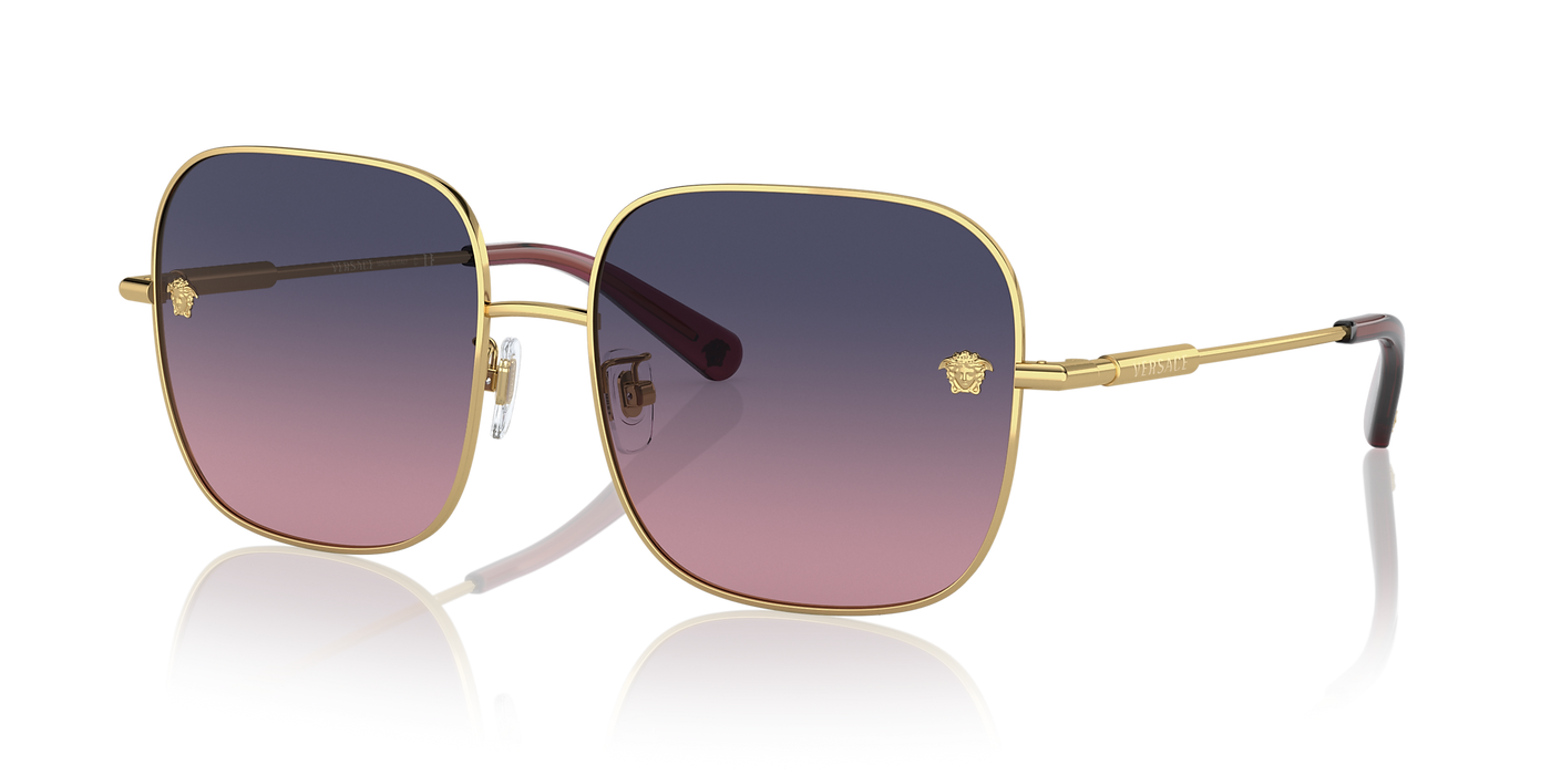 Versace 2246D-Sunglasses-Gold-Pink Gradient-