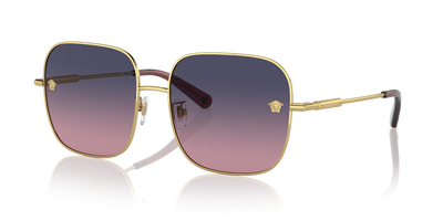 Versace 2246D-Sunglasses-Gold-Pink Gradient-