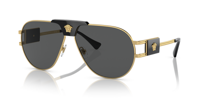 Versace OVE2252-Sunglasses-Gold-Dark Grey-