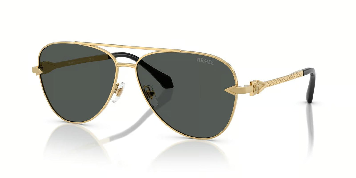 Versace OVE2283-Sunglasses-Gold-Dark Grey-