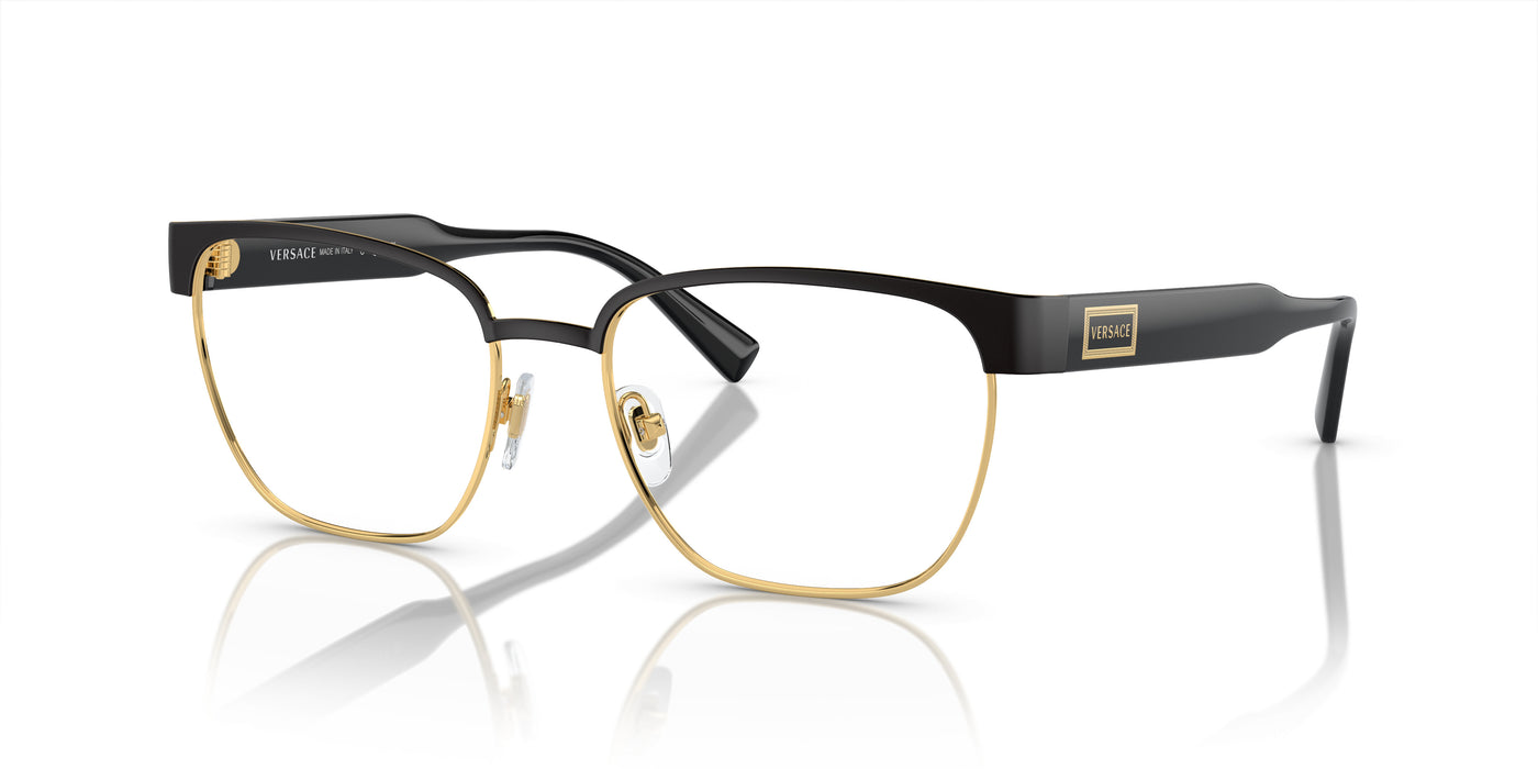 Versace VE1264-Eyeglasses-Matte Black-Clear-