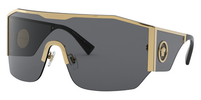 Versace VE2220-Sunglasses-Gold-Dark Grey-
