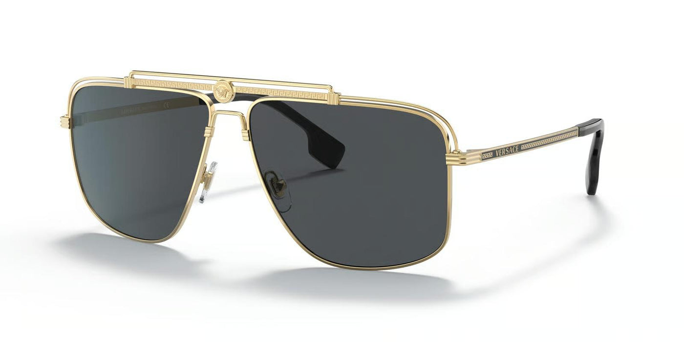 Versace VE2242-Sunglasses-Gold-Grey-