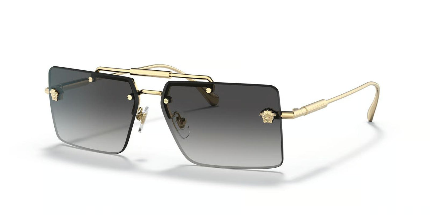 Versace VE2245-Sunglasses-Gold-Grey Gradient-