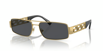 Versace VE2257-Sunglasses-Gold-Dark Grey-