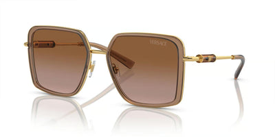 Versace VE2261-Sunglasses-Transparent Brown-Brown Gradient-