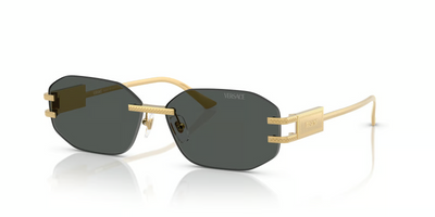 Versace VE2274-Sunglasses-Gold-Dark Grey-
