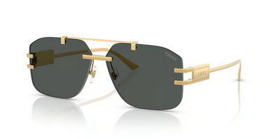 Versace VE2275-Sunglasses-Gold-Dark Grey-