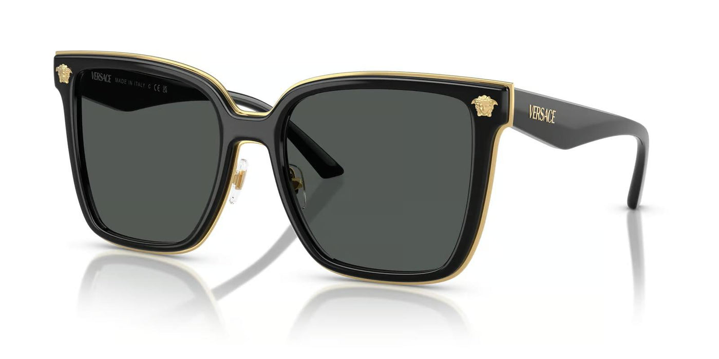 Versace VE2278D-Sunglasses-Black-Dark Grey-