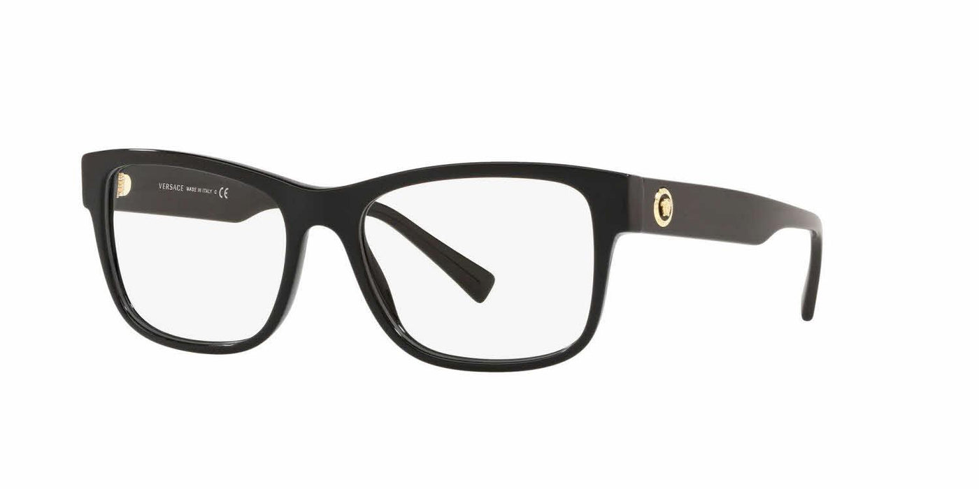 Versace VE3266-Eyeglasses-Black-Clear-