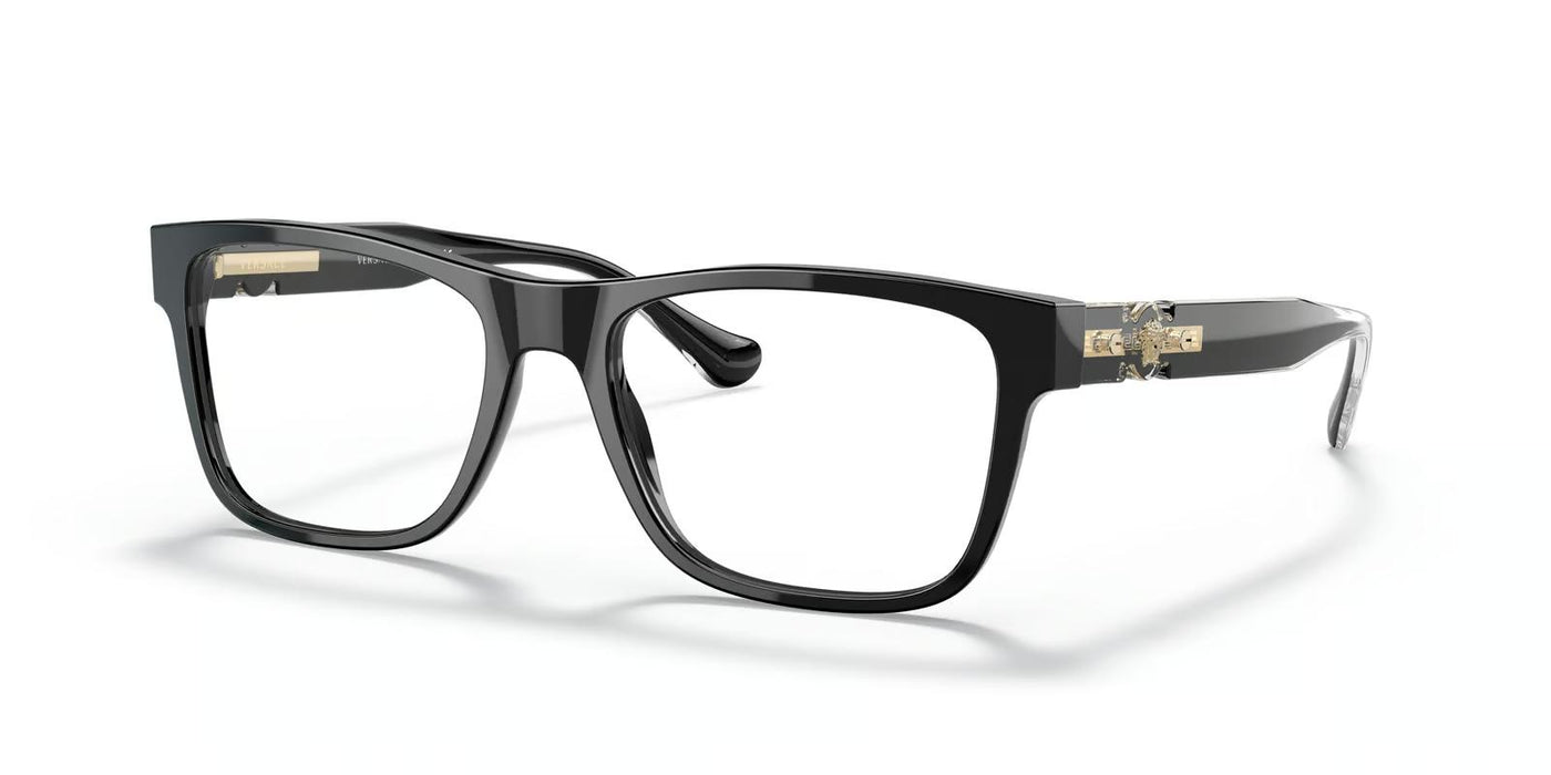Versace VE3303-Eyeglasses-Black-Clear-