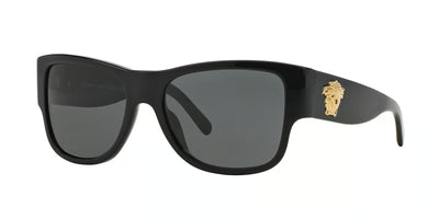 Versace VE4275-Sunglasses-Black-Dark Grey Polarized-