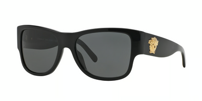 Versace VE4275-Sunglasses-Black-Dark Grey Polarized-