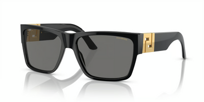 Versace VE4296-Sunglasses-Black-Dark Grey Polarized-