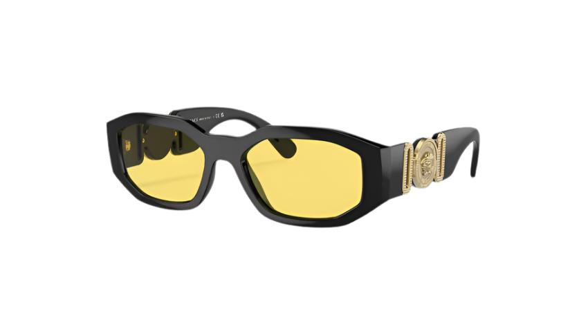 Versace VE4361-Sunglasses-Black-Yellow-