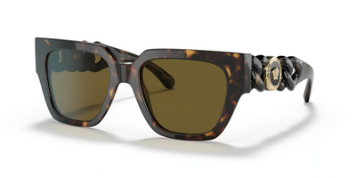 Versace VE4409-Sunglasses-Havana-Dark Brown-