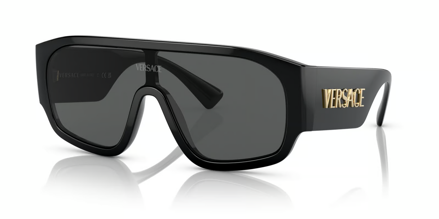 Versace VE4439-Sunglasses-Black-Dark Grey-