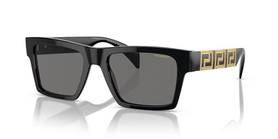 Versace VE4445-Sunglasses-Black-Dark Grey Polarized-