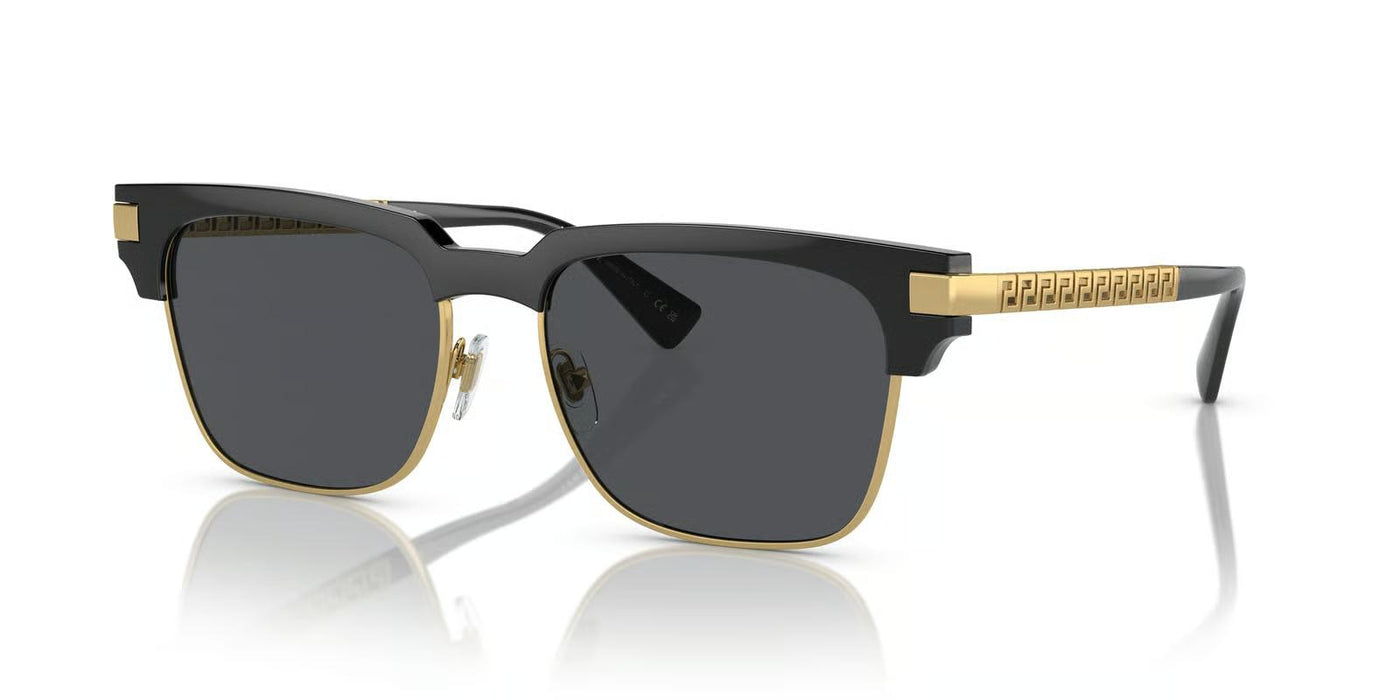 Versace VE4447-Sunglasses-Black-Dark Grey-