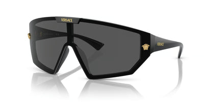 Versace VE4461-Sunglasses-Black-Dark Grey/Mirror Gold-